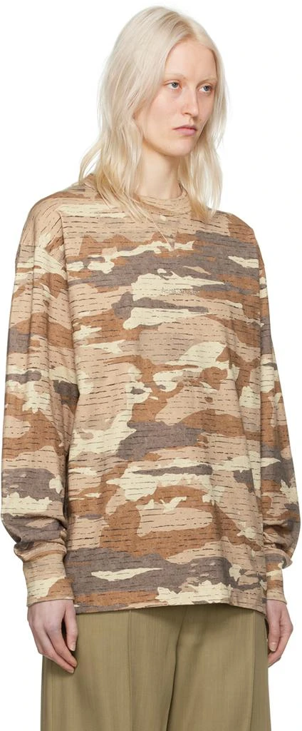 Acne Studios Brown Camouflage Sweatshirt 2