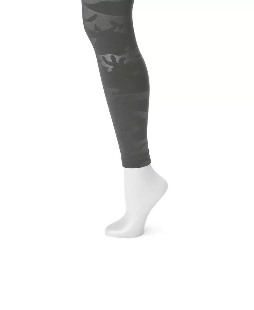 MUK LUKS Women's Fleece Lined Embossed Leggings