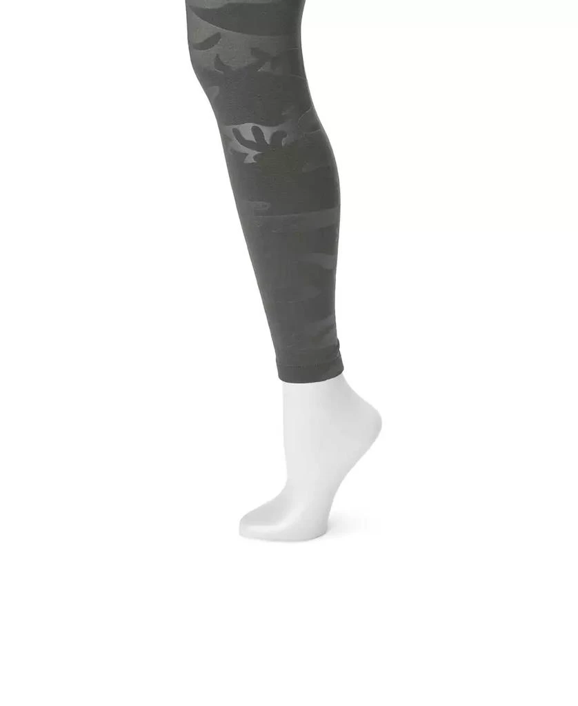 MUK LUKS Women's Fleece Lined Embossed Leggings 1