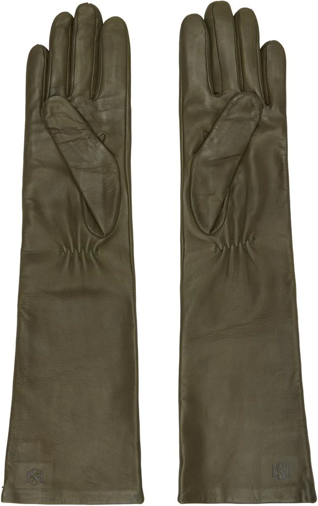 Handsome Stockholm Green Essentials Long Gloves 2