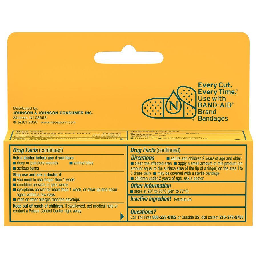 Neosporin + Pain Relief Dual Action Topical Antibiotic Ointment