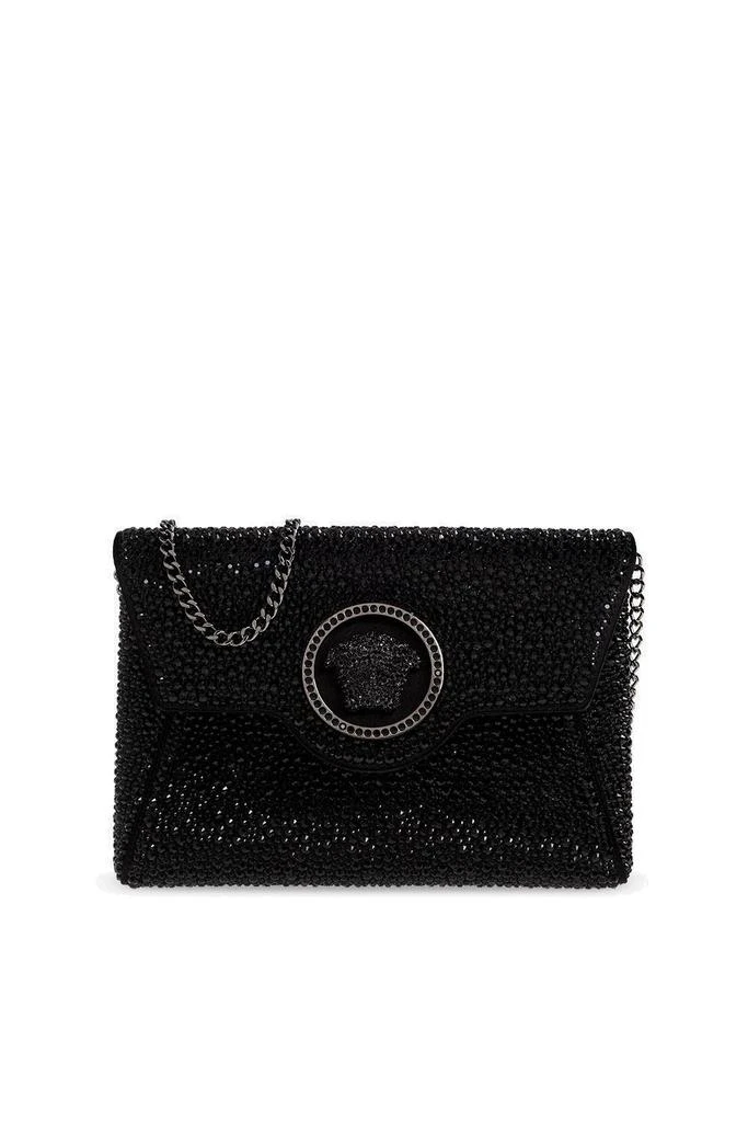 Versace Medusa Plaque Embellished Clutch Bag
