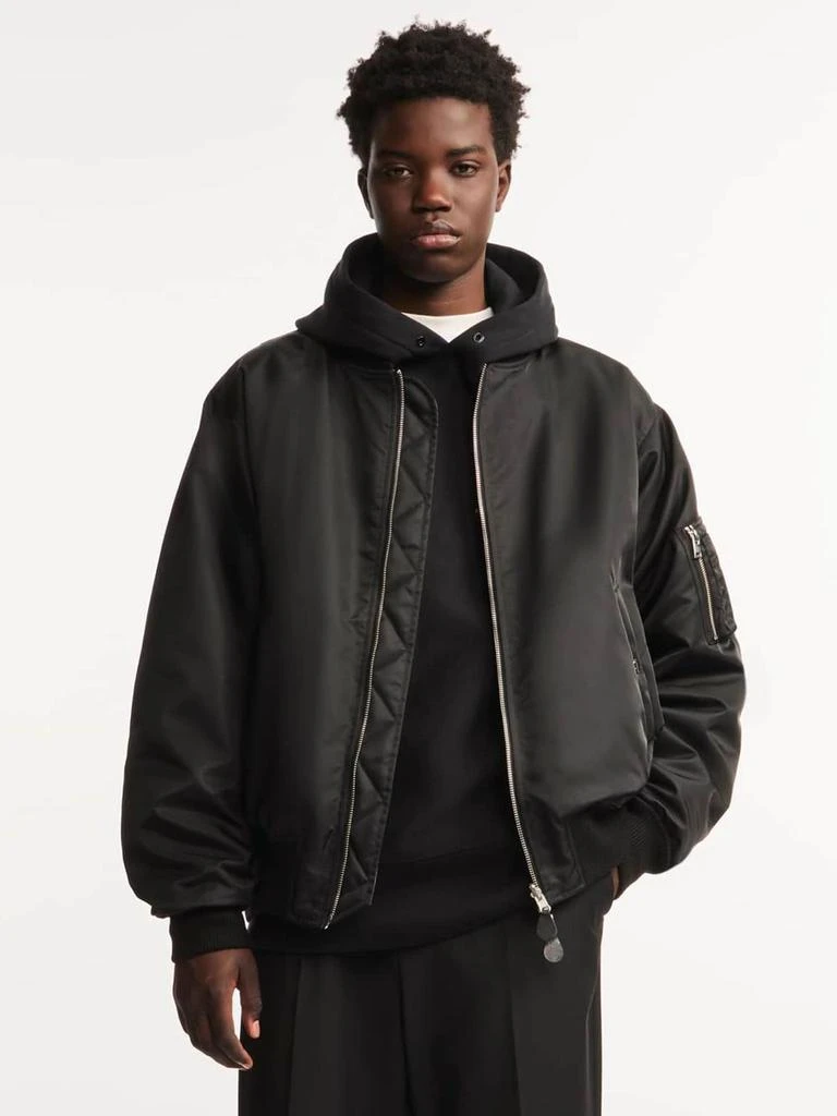 hogan REVERSIBLE BLACK/GREEN BOMBER JACKET 4