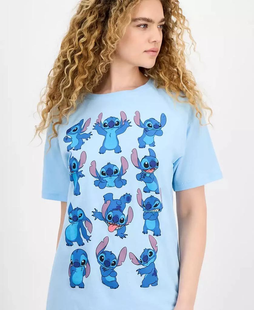 Freeze 24-7 Juniors' Stitch Grid Graphic T-Shirt 3