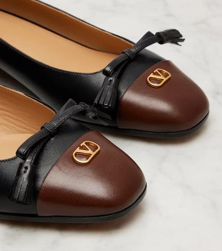 Valentino Valet Du Roi leather ballet flats 5