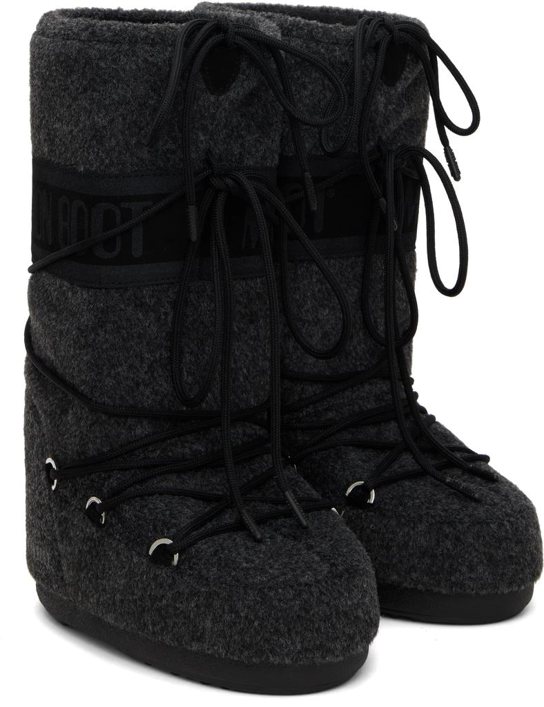 Moon Boot Gray Icon Felt Boots 4