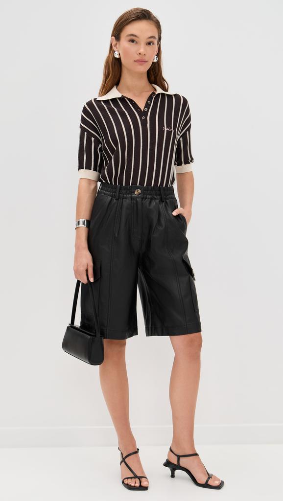 BAUM UND PFERDGARTEN Neeto Faux Leather Shorts