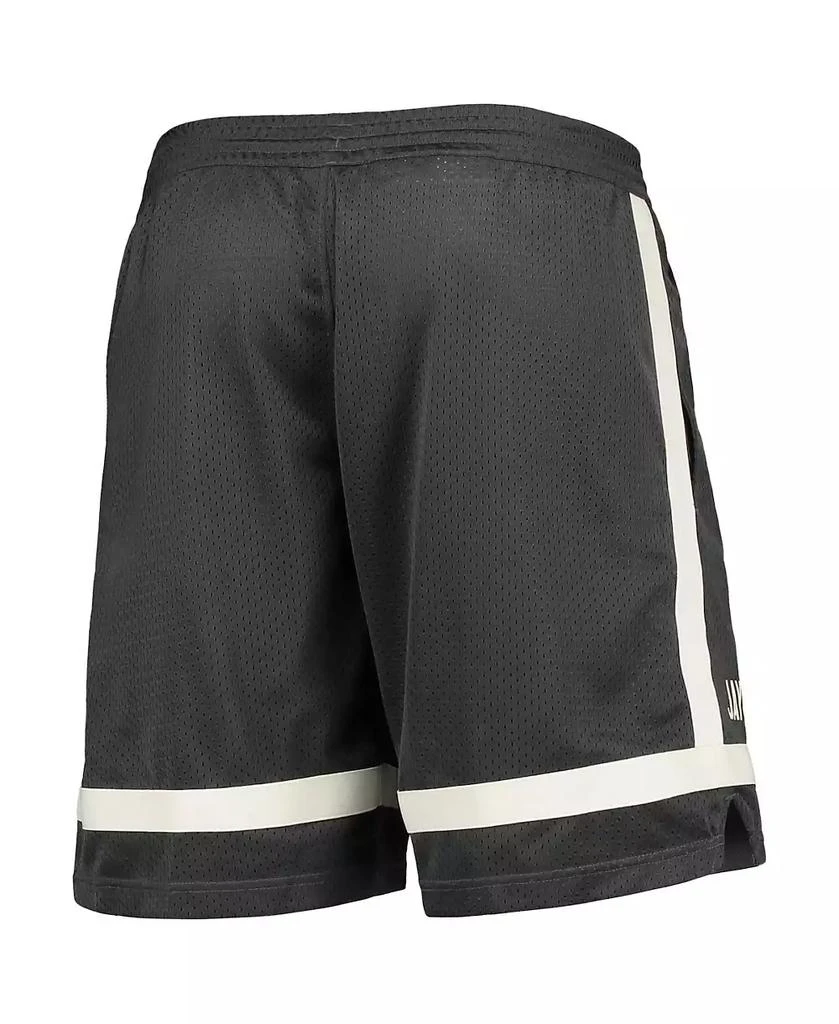 Adidas Men's Charcoal Kansas Jayhawks Reverse Retro Basketball Shorts 4