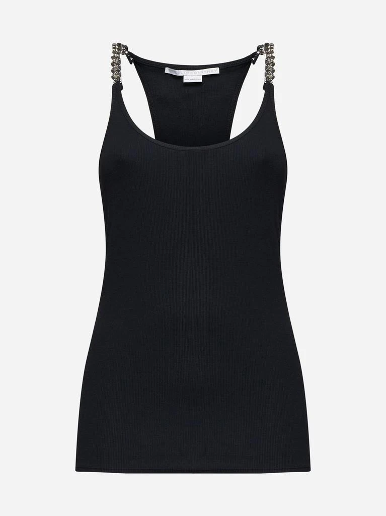 Stella McCartney Chain Straps Cotton Tank Top 1