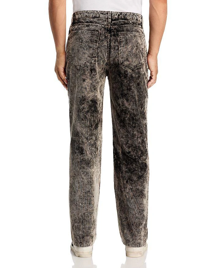 MONFRÈRE Jayden Straight Corduroy Pants in Acid Noir 4