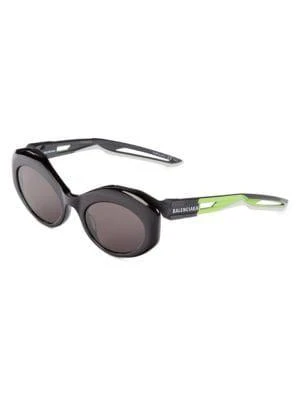 Balenciaga 55MM Oval Sunglasses 2