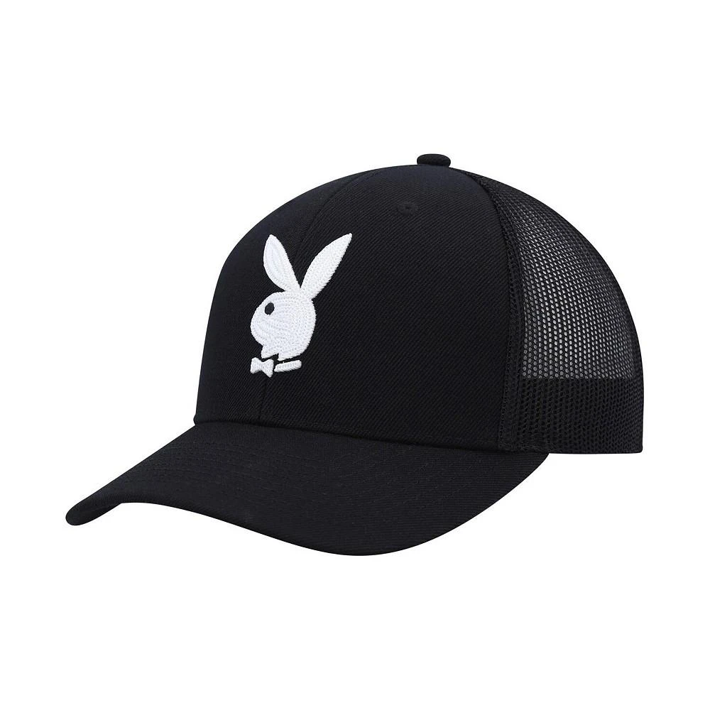 Playboy Men's Black Trucker Snapback Hat 1