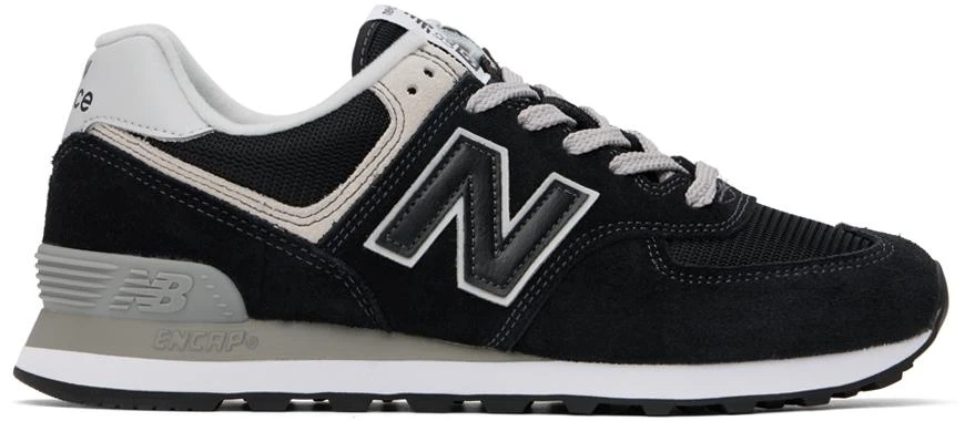 New Balance Black 574 Core Sneakers 1