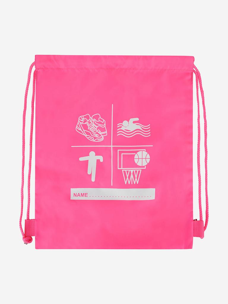 Zeco Schoolwear Zeco Kids School Premium Printed PE Bag in Pink (40cm)
