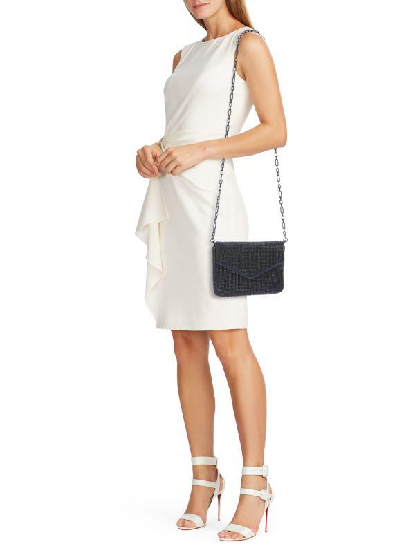 Whiting & Davis Dorothy Embellished Envelope Crossbody Bag