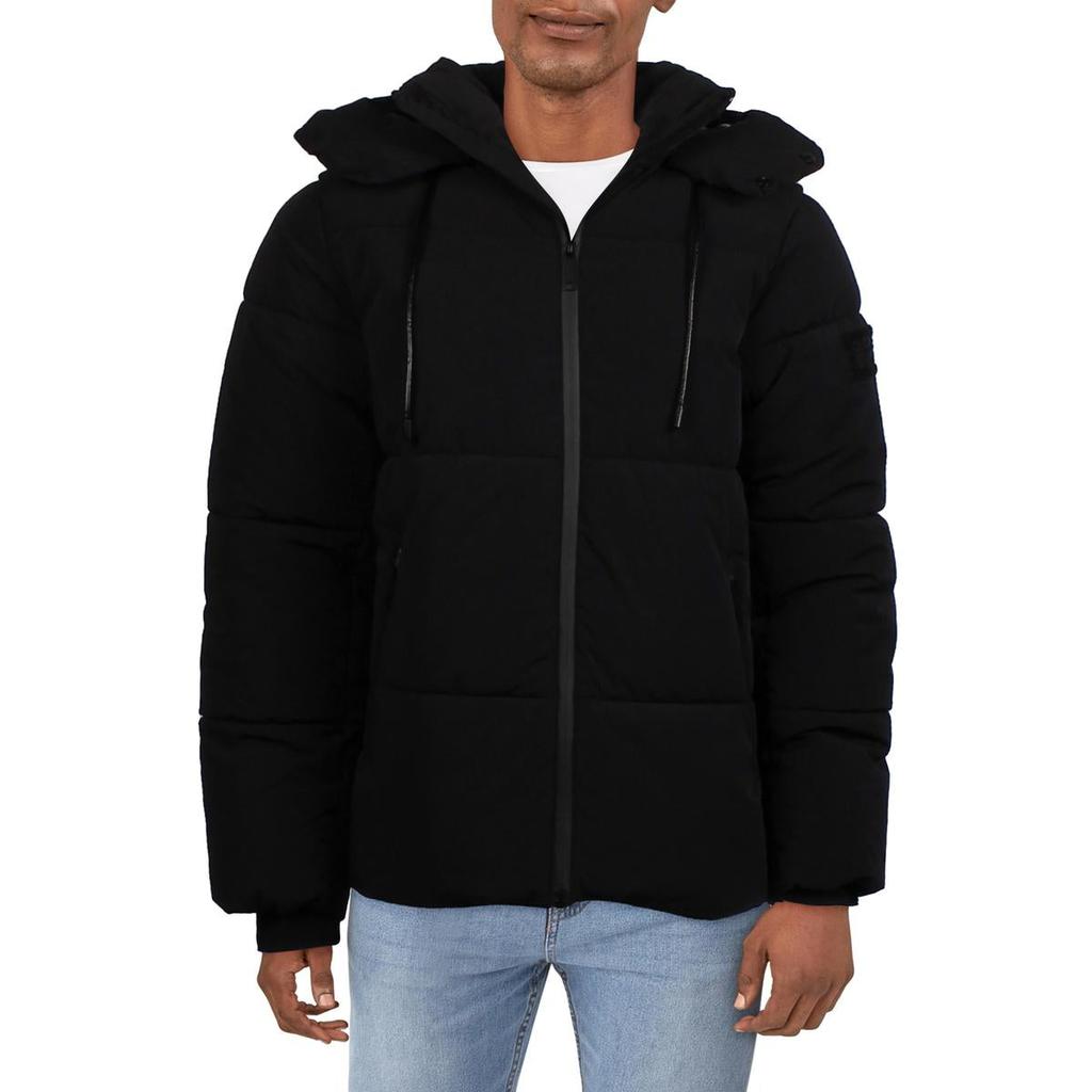 Outdoor Mens Stretch Quilted Quilted Coat
