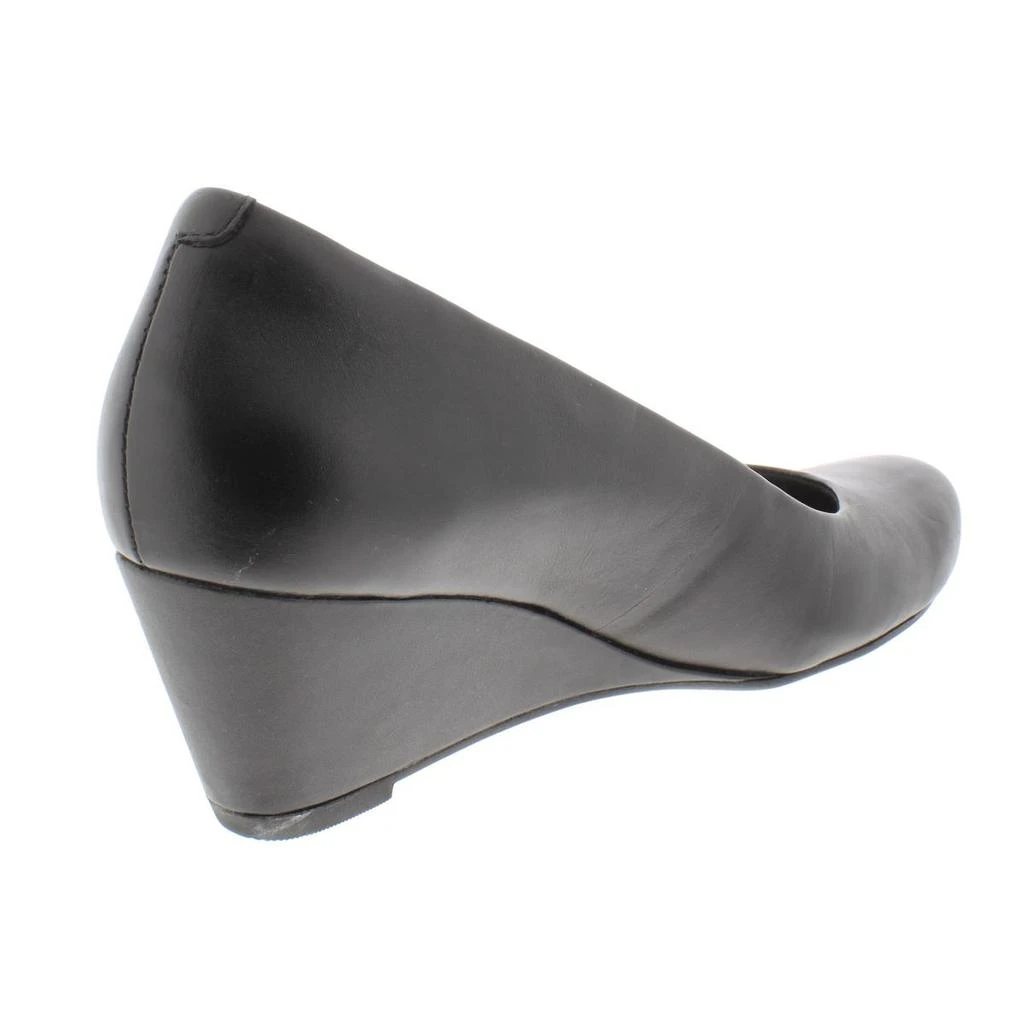 Clarks Flores Tulip Womens Leather Pumps Wedge Heels 2