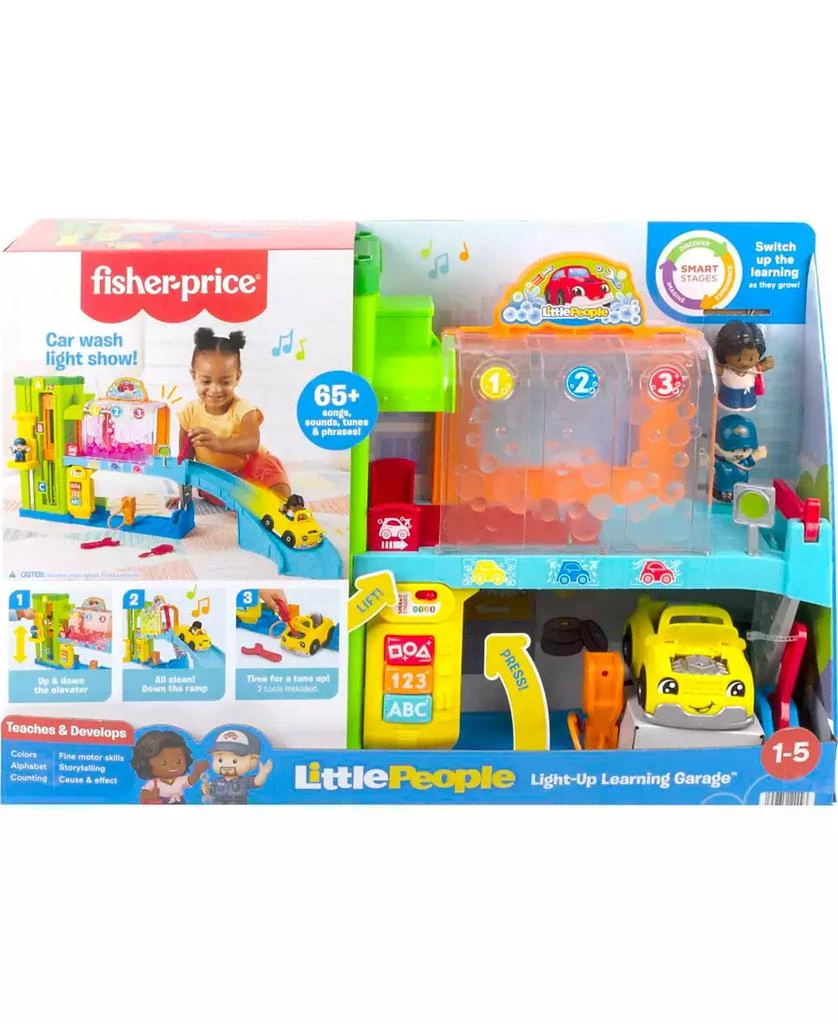 Fisher Price Little People Light-Up Learning Garage Toddler Playset 1