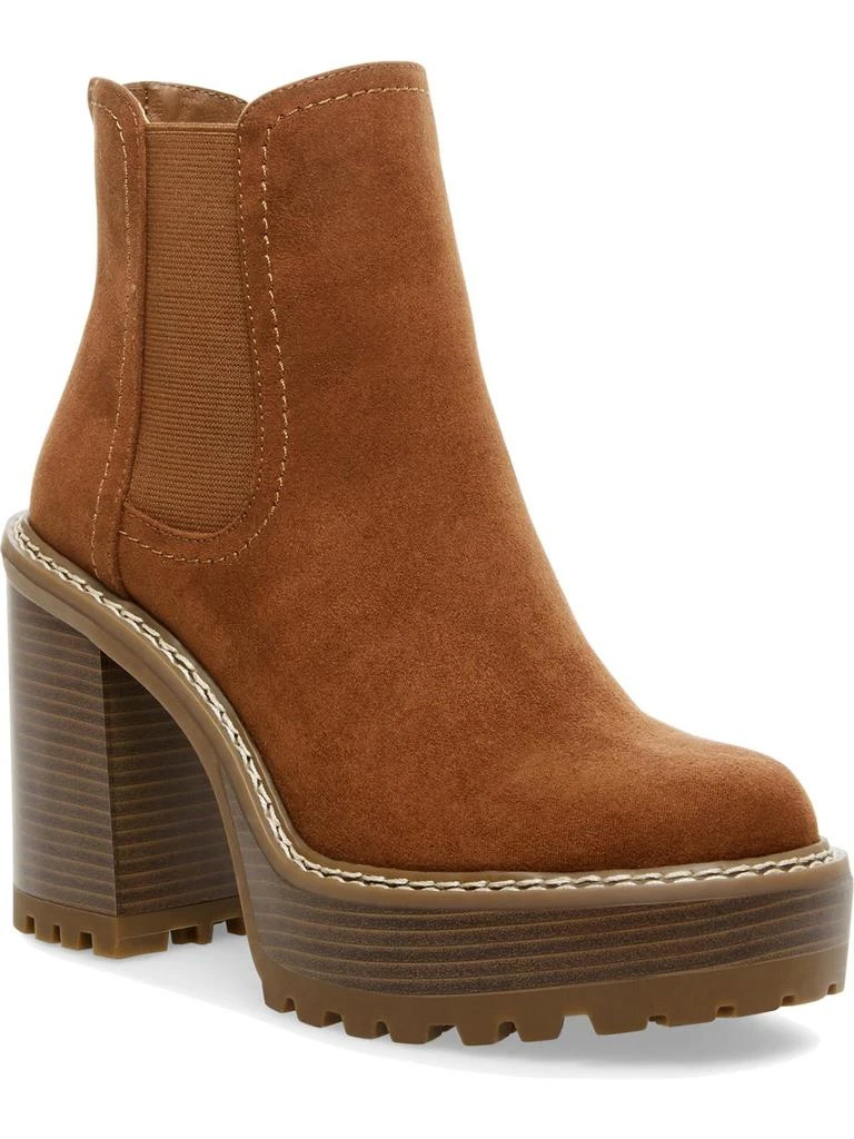 Madden Girl Kamora Womens Faux Suede Ankle Platform Boots 1