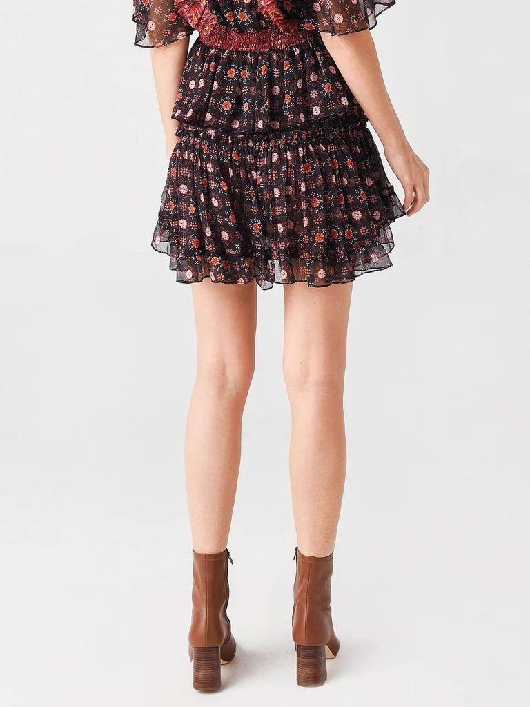 MISA Marion Skirt In Onyx Medallion 3