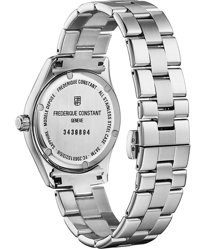Frederique Constant Women's Swiss Classic Quartz Diamond (5/8 ct. t.w.) Stainless Steel Bracelet Watch 36mm 3