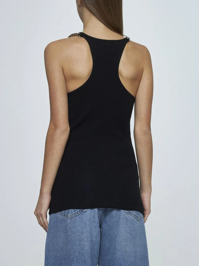 Stella McCartney Chain Straps Cotton Tank Top 4