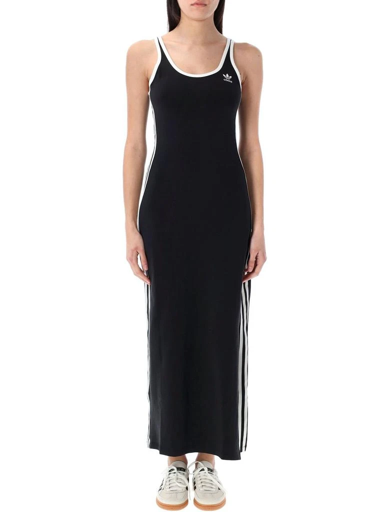 white christmas dresses Adidas Adicolor 3-Stripes Tank Maxi Dress – DTLR main image 1