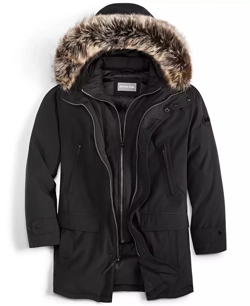 Michael Kors Michael Kors Men's Hooded Bib Snorkel Parka, Created for Macy's 5