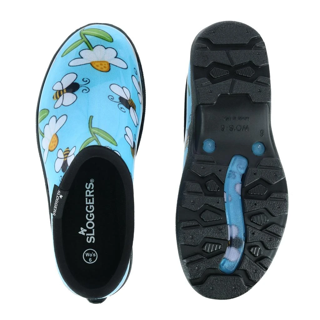 Sloggers Women's Bumble Bee and Flower Print Rain and Garden Shoes 4