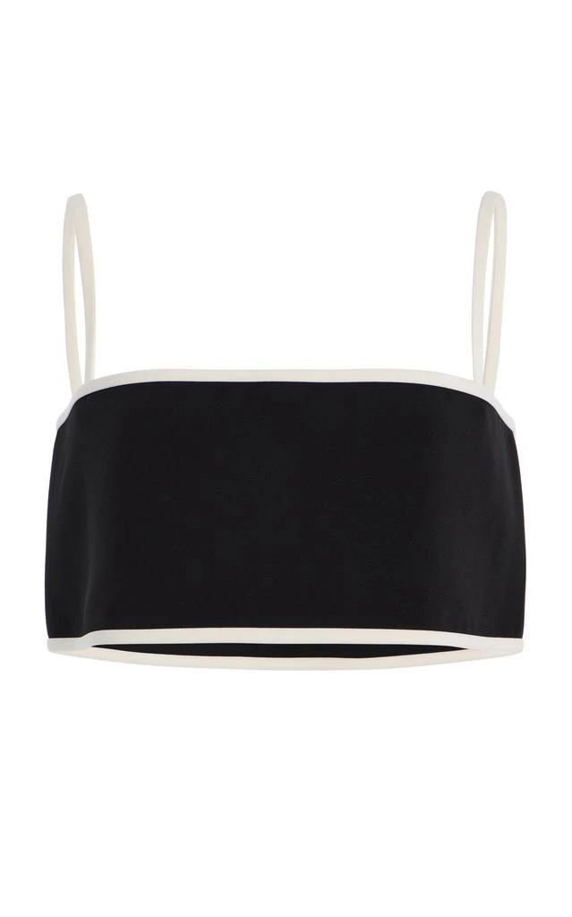 Alexis Alexis - Simi Cropped Cotton Top - Black - XS - Moda Operandi 1
