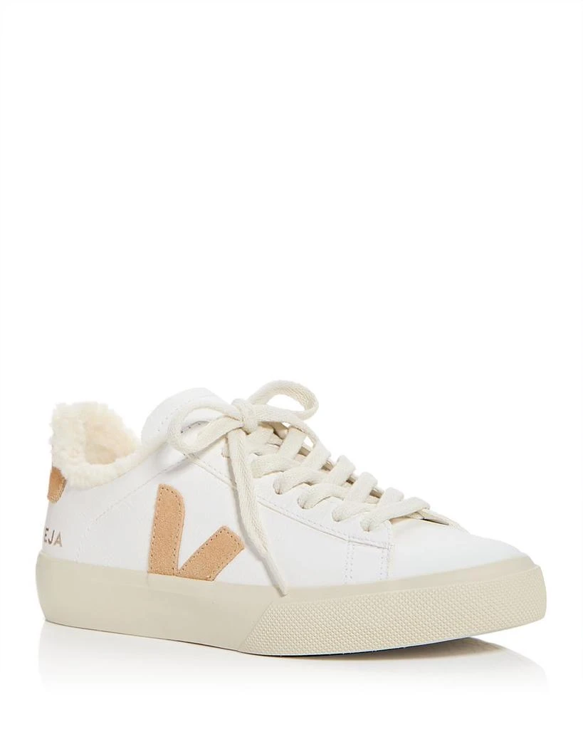 Veja Women's Campo Faux Shearling Lining Low Top Sneakers 1