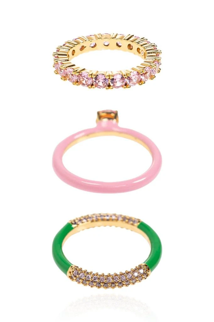Kate Spade Kate Spade Hint Of Shimmer Stacking Ring Set 2