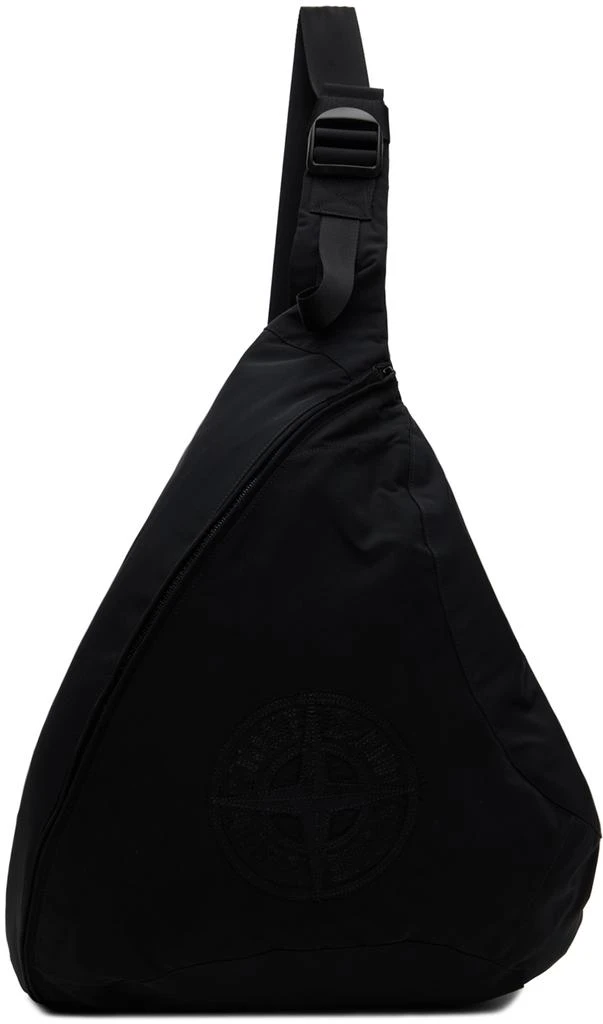 Stone Island Black Rucksack Bag 1
