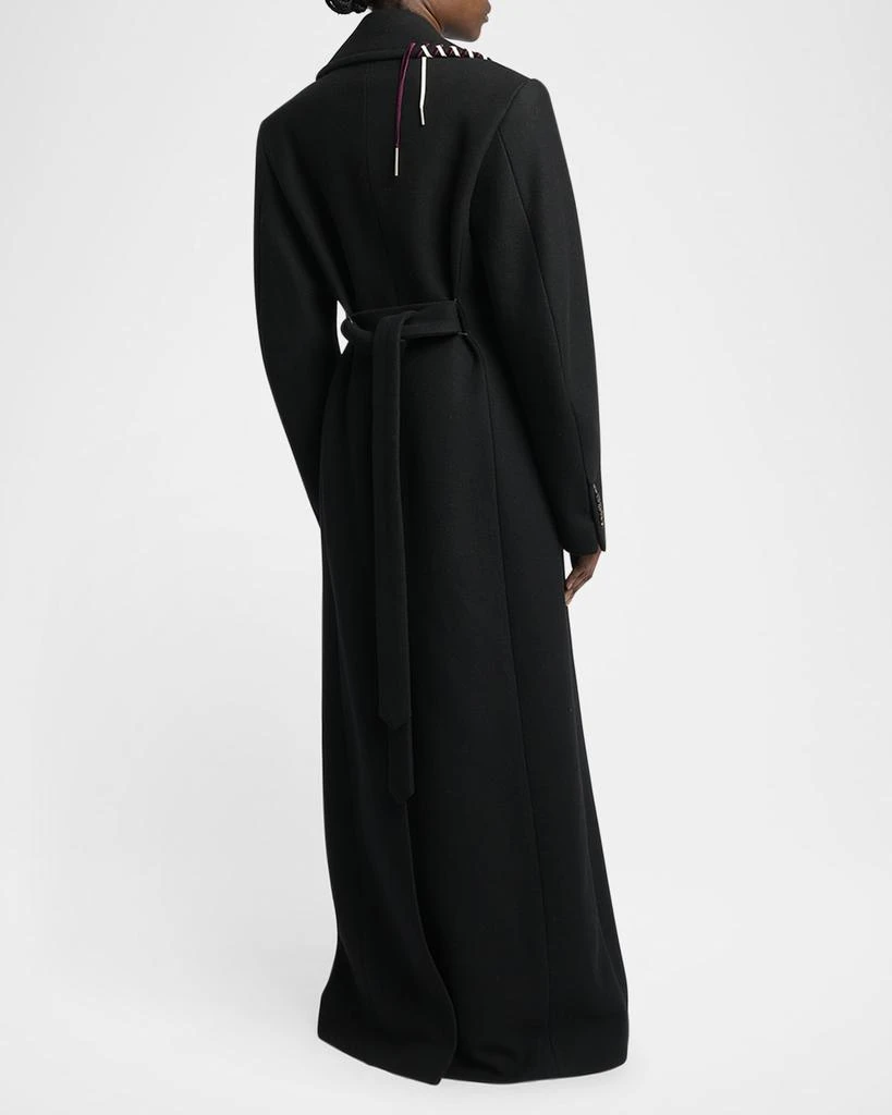 Dries Van Noten Embellished Floor-Length Wool Coat 3