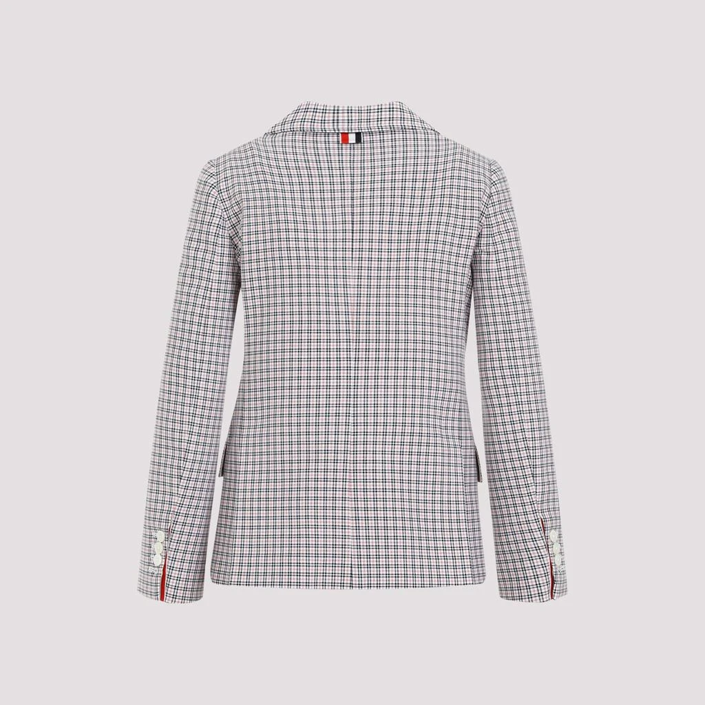 Thom Browne SMALL CHECK COTTON JACKET 3