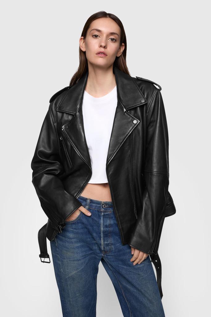 Rebecca Minkoff Super Bowl LIX Tabitha Oversized Moto Jacket