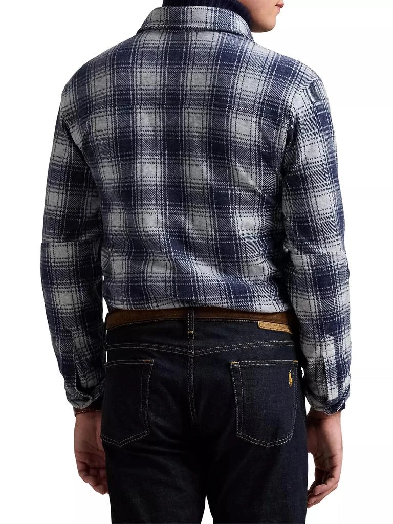 Ralph Lauren Knit Plain Flannel Shirt 3