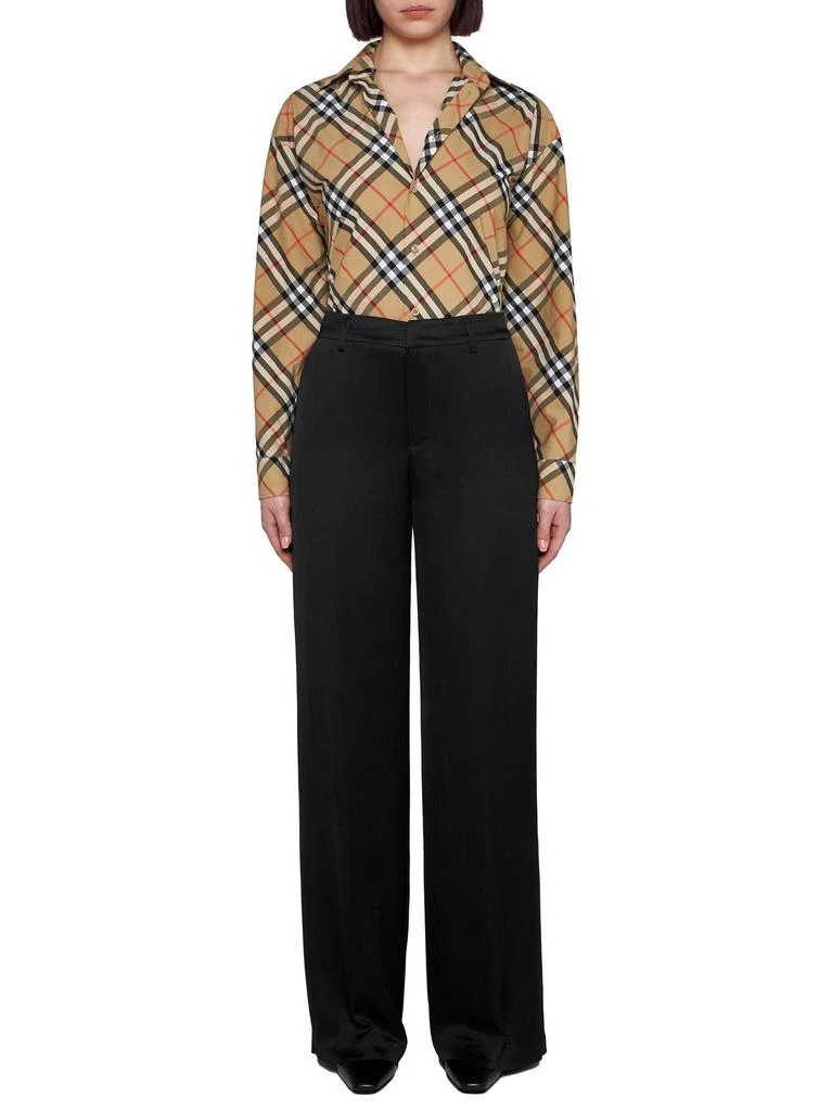 Burberry Burberry Check Printed Long Sleeved Shirt 6