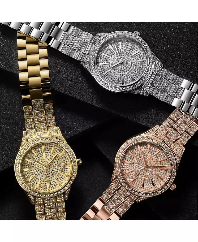Jbw Women's Cristal Diamond (1/8 ct. t.w.) Watch in Stainless Steel Watch 38mm 7