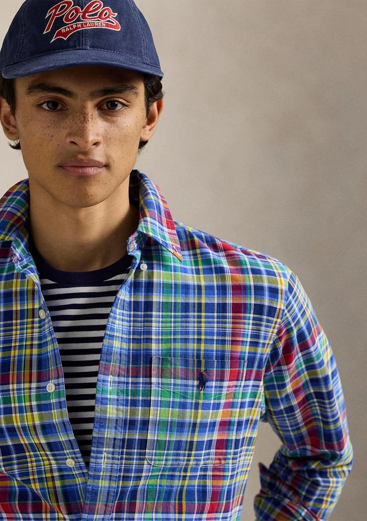Ralph Lauren Classic Fit Plaid Oxford Shirt 3