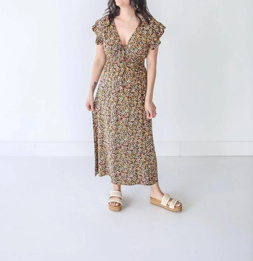 Billabong Picnic Dress In Black 2