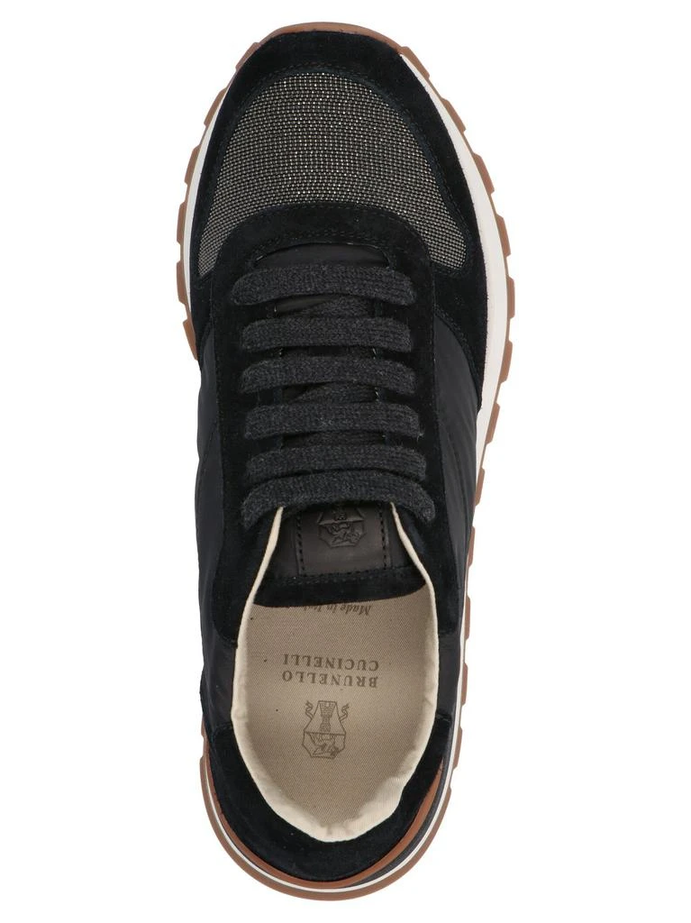 Brunello Cucinelli Brunello Cucinelli Panelled Lace-Up Sneakers 3