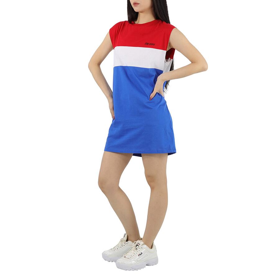 Etre Cecile Ladies Stripe Sleeveless Boyfriend Dress