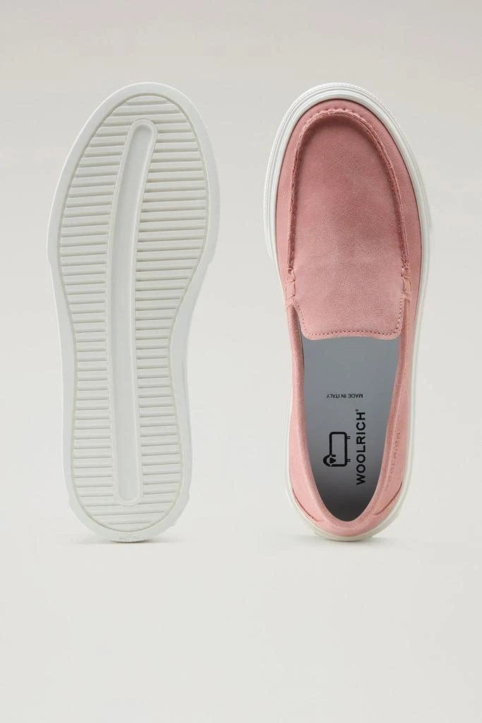 WO-FOOTWEAR Suede Slip-on Loafers - Women - Pink 4