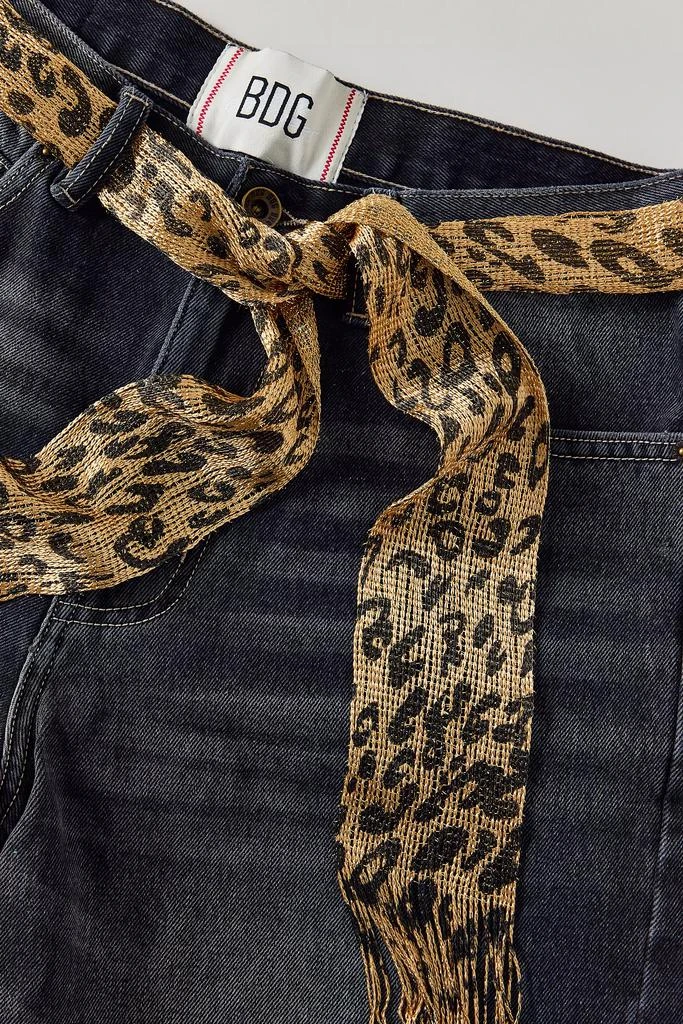 Urban Outfitters Shimmer Pattern Skinny Wrap Scarf