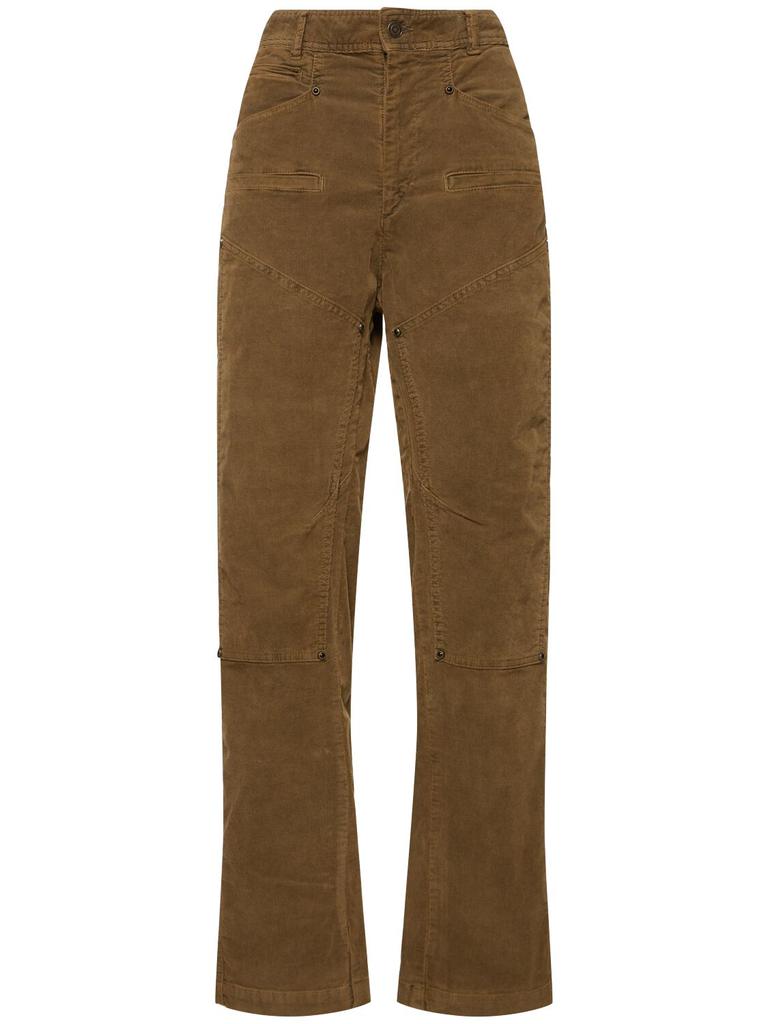 Isabel Marant Emmy Velvet Straight Pants