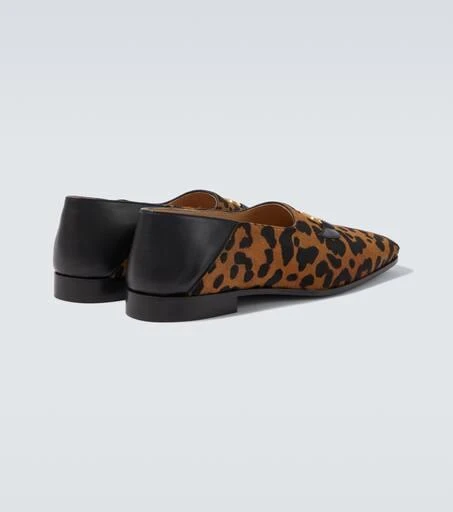 Valentino Babouche Fauve Éclat calf hair loafers 6