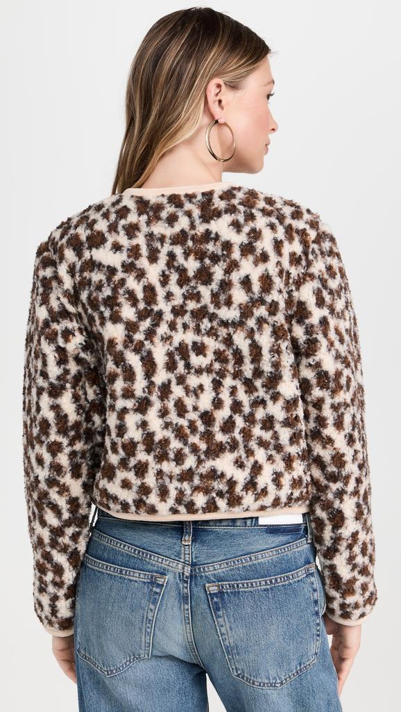 Endless Rose Leopard Sherpa Jacket