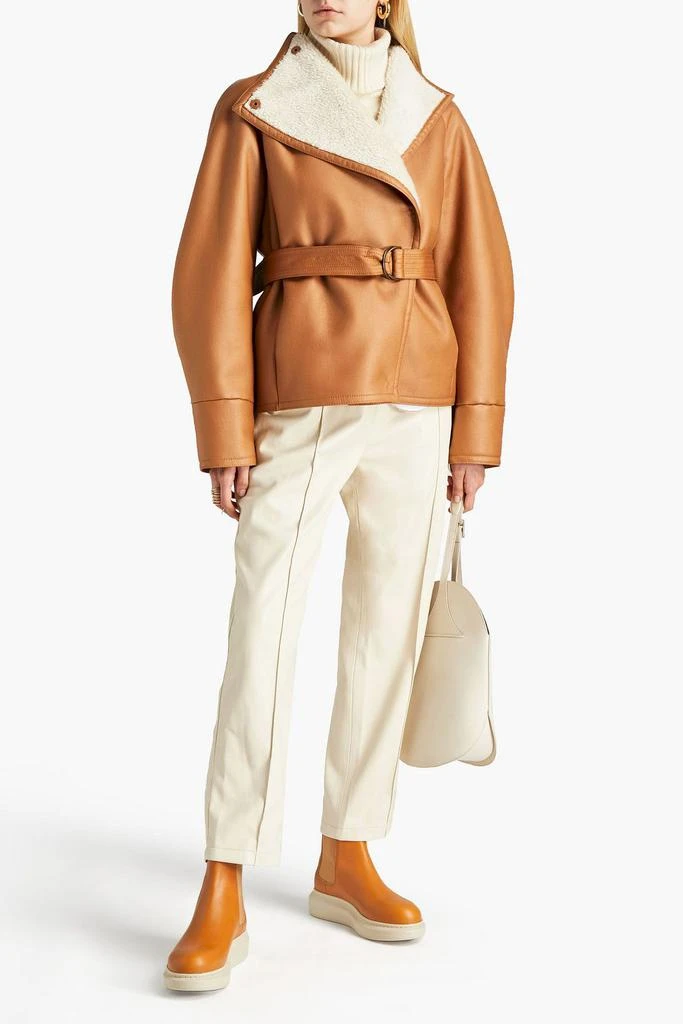 LVIR Belted faux leather jacket 2