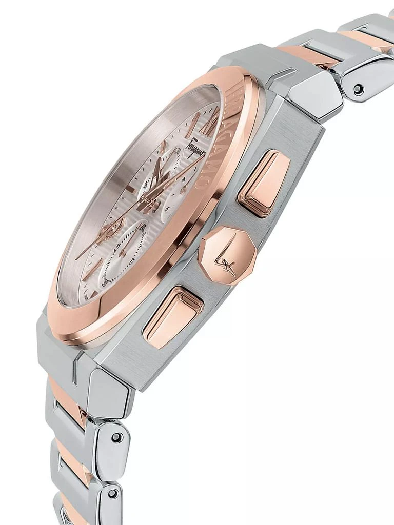 Salvatore Ferragamo Vega Chrono Stainless Steel Watch 2